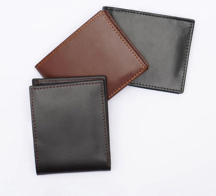 RUSTIC BIFOLD - COW LEATHER WALLET